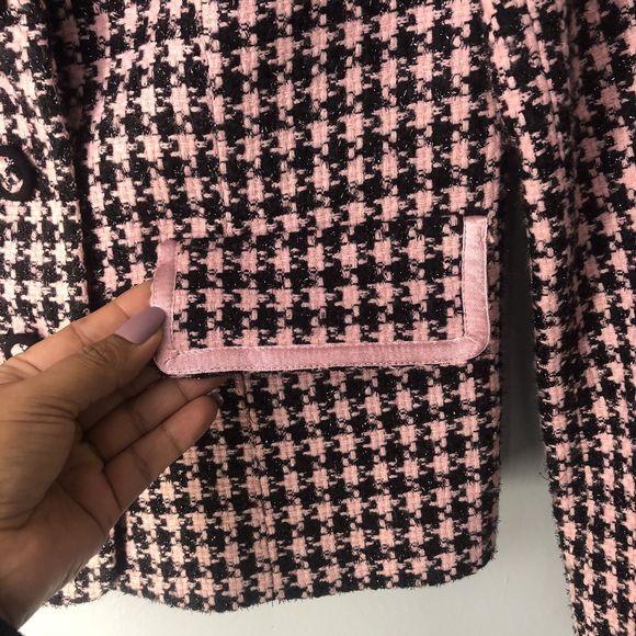 SPENSER JEREMY Blazer Jacket sz 4 Pink/Black Casual - Picture 13 of 16